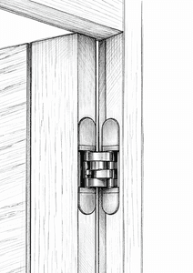 Concealed hinge