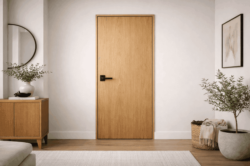 Custom veneered interior door configurator